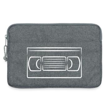 Video Cassette - Laptop bag 13" - heather grey - Front