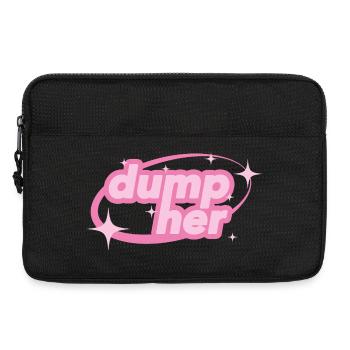 Dump Her – Déclaration de Y2K - Sacoche pour ordinateur portable 13 pouces - noir - Devant