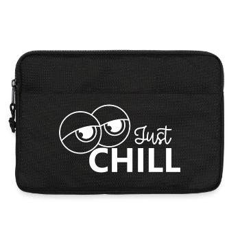 Just Chill / Just Relaxed - Laptop bag 13" - black - Front