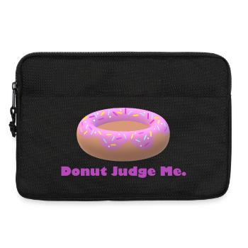 Krapfen - Laptoptasche 13" - Schwarz - Vorne
