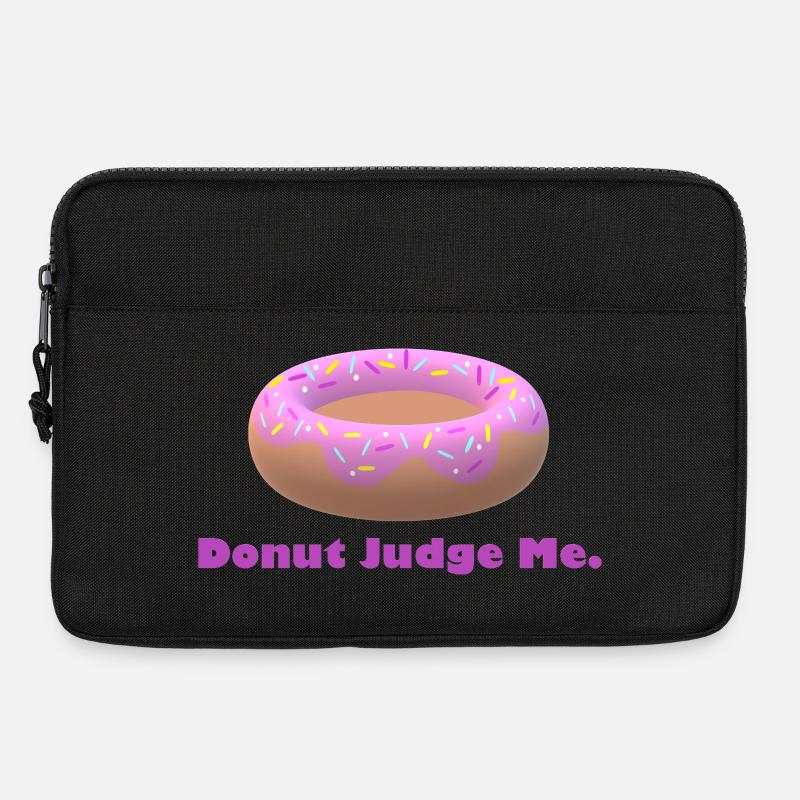 Krapfen - Laptoptasche 13" - Schwarz