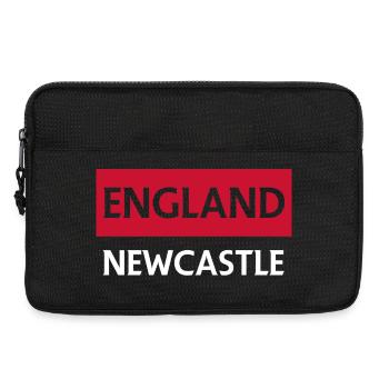 English Flag Lit Design for Clothing - Laptop bag 13" - black - Front