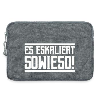 De toute façon, ça s’intensifie ! - Sacoche pour ordinateur portable 13 pouces - gris chiné - Devant