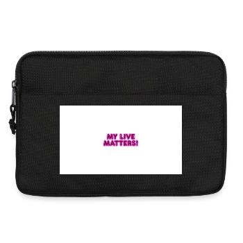 MY_LIVE_MATTERS_- - Laptoptasche 13" - Schwarz - Vorne
