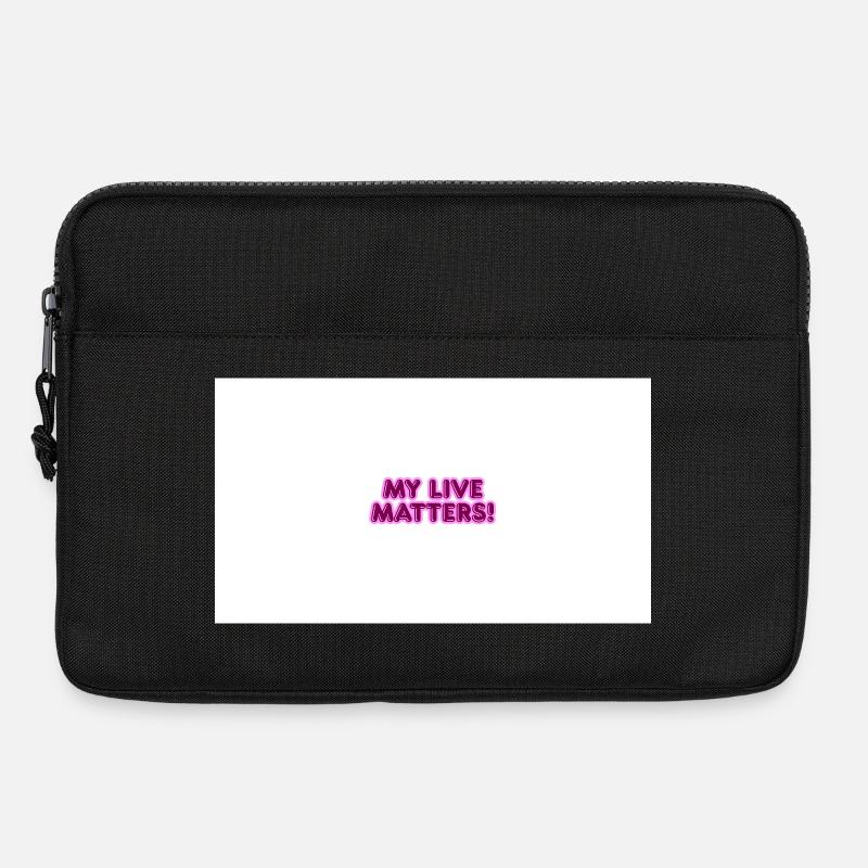 MY_LIVE_MATTERS_- - Laptop bag 13" - black