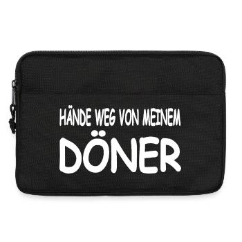Döner - Laptoptasche 13" - Schwarz - Vorne