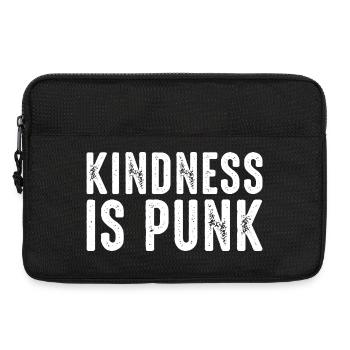 Kindness Is Punk - Laptop bag 13" - black - Front