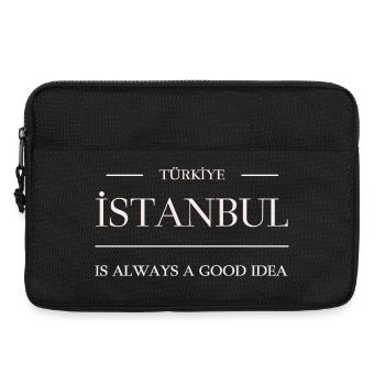 Türkiye, Istanbul toujours une bonne idée - Istanbul - Sacoche pour ordinateur portable 13 pouces - noir - Devant
