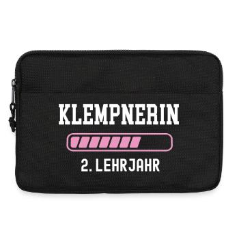 Plumber training 2 year of apprenticeship second year - Laptop bag 13" - black - Front