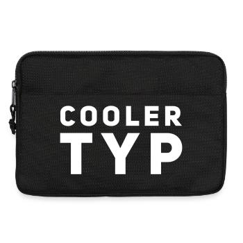 So sieht ein cooler Typ aus - Laptoptasche 13" - Schwarz - Vorne