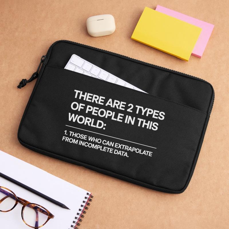 Statistics Analysis Data Science Extrapolation Laptop bag 13"