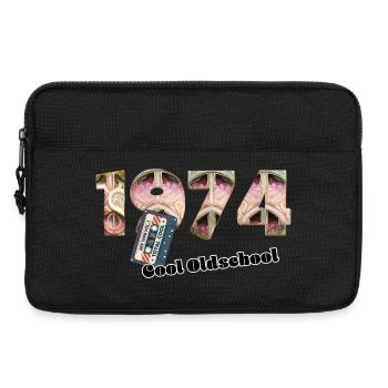 1974 Vintage Retro – Cassette – Cool Olds - Sacoche pour ordinateur portable 13 pouces - noir - Devant