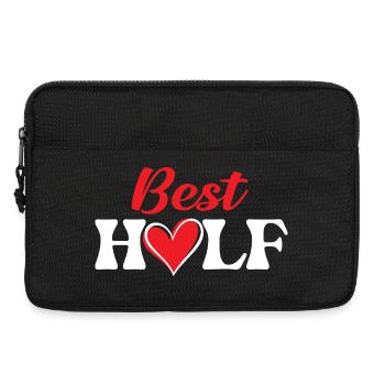 Beste Hälfte Lustig: Paar-Matching-Valentins-Liebe - Laptoptasche 13" - Schwarz - Vorne