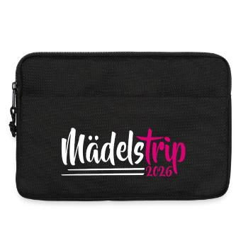 Mädelstrip 2026 Girls Trip Mädelstour Mädlstrip - Laptoptasche 13" - Schwarz - Vorne
