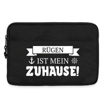 Island of Rügen, chalk cliffs & Baltic Sea - Küsten Design - Laptop bag 13" - black - Front