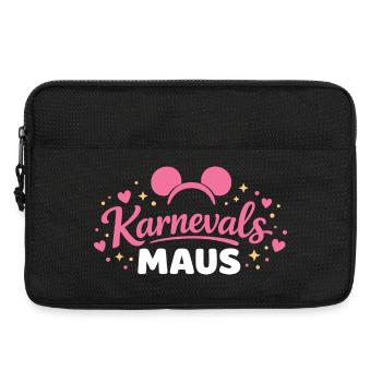 KarnevalsMaus Outfit Karneval Party Fastnacht  - Laptoptasche 13" - Schwarz - Vorne