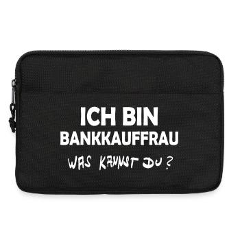 Profession: Bank clerk - Laptop bag 13" - black - Front