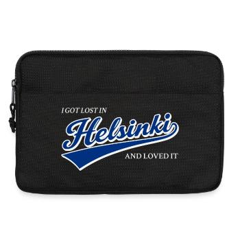 I Got Lost In Helsinki And Loved It - Laptop bag 13" - black - Front