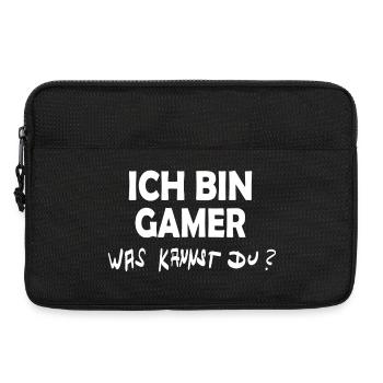 Gamer - Laptoptasche 13" - Schwarz - Vorne