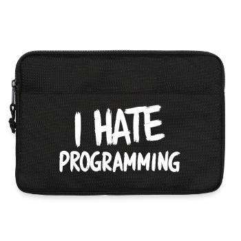 I Hate Programming Fun PC CPU Programmer - Laptop bag 13" - black - Front