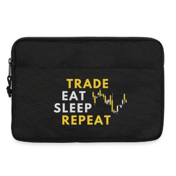 Trader - Trading Börse Aktien - Laptoptasche 13" - Schwarz - Vorne