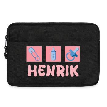 Cadeau pour Henrik - Sacoche pour ordinateur portable 13 pouces - noir - Devant