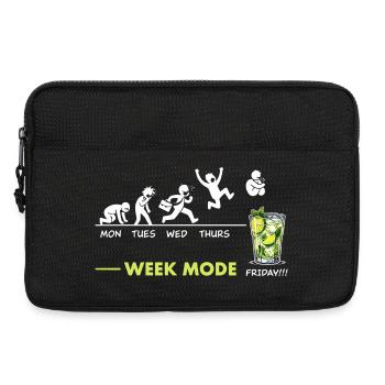 Vive le week-end - humor Mojito aperitif - Laptop bag 13" - black - Front