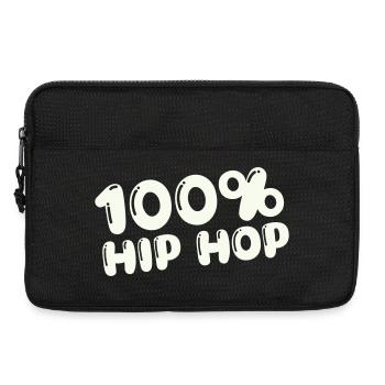 100,-_hip_hop- - Sacoche pour ordinateur portable 13 pouces - noir - Devant