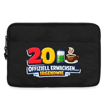 Zwanzig: Offiziell Erwachsen Irgendwie - Laptoptasche 13" - Schwarz - Vorne