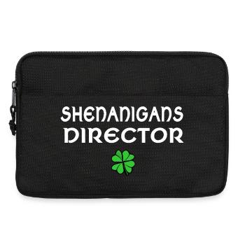 Shenanigads-Regisseur Shamrock Tee - Laptoptasche 13" - Schwarz - Vorne