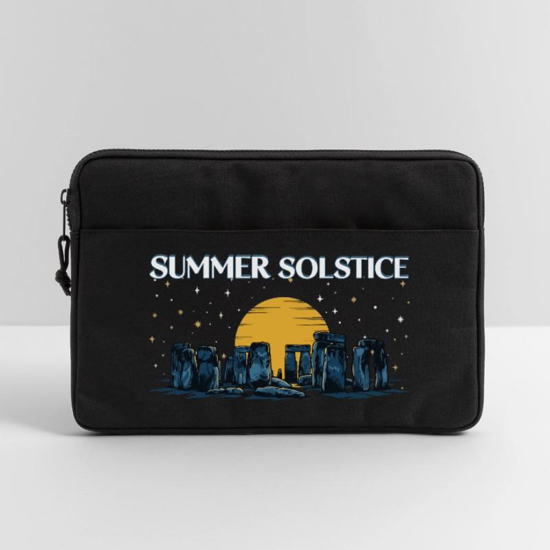 Litha Pagan Summer Solstice Midsummer Midsommar Laptop bag 13"