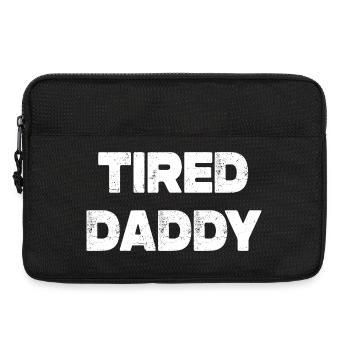 Tired Daddy - Laptoptasche 13" - Schwarz - Vorne