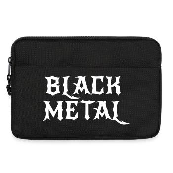 Conception du logo Black Metal - Sacoche pour ordinateur portable 13 pouces - noir - Devant