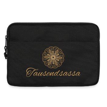 Tausendsassa - Wortschätze - vergessene Wörter - Laptoptasche 13" - Schwarz - Vorne
