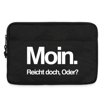 Moin - Laptoptasche 13" - Schwarz - Vorne