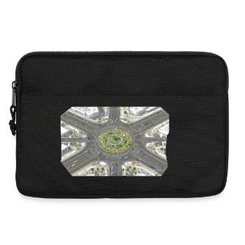 Roundabout Garden Patterns - Laptop bag 13" - black - Front