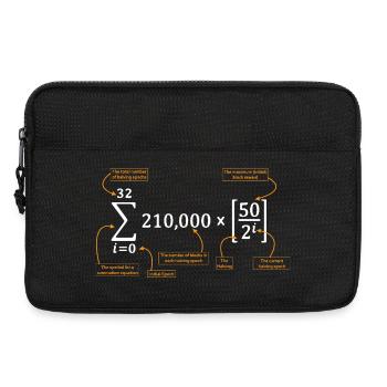 Bitcoin Freedom BTC Krypto Bitcoin Halving erklären - Laptoptasche 13" - Schwarz - Vorne