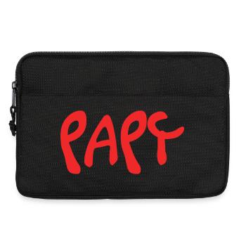 PAPY. FÊTE DES PÈRES. BONNE FÊTE PAPY. JE T'AIME. - Sacoche pour ordinateur portable 13 pouces - noir - Devant