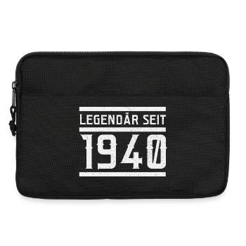 Legende Seit 1940 Retro - Laptoptasche 13" - Schwarz - Vorne