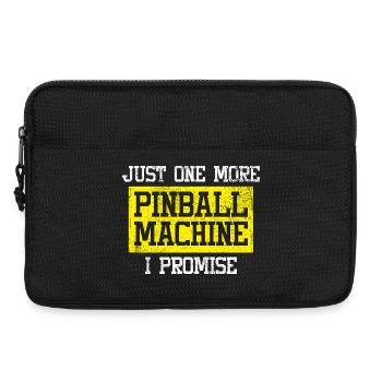 Pinball Machine Vintage - Laptop bag 13" - black - Front
