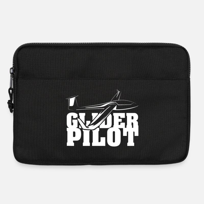 glider pilot symbol friends team Segelflug fliegen - Laptoptasche 13" - Schwarz