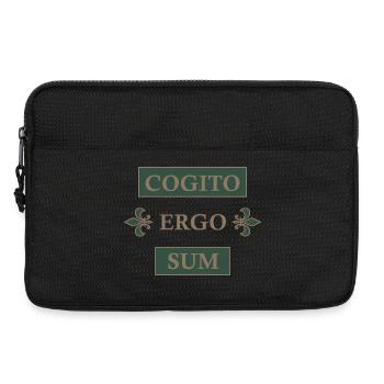 Cogito ergo sum - Sacoche pour ordinateur portable 13 pouces - noir - Devant
