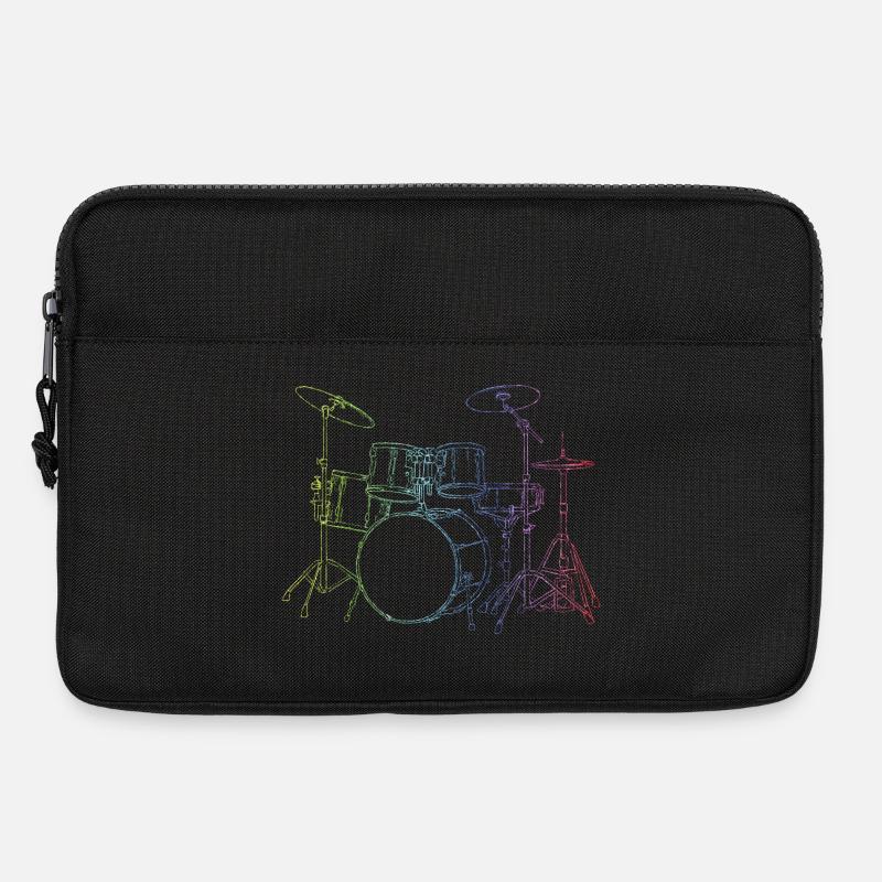 Drumset Sticks Drummer Drums Drummer - Laptop bag 13" - black