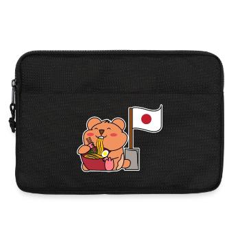 Culture Pop Asiatique Manga Anime Asie Dessin Animé - Sacoche pour ordinateur portable 13 pouces - noir - Devant