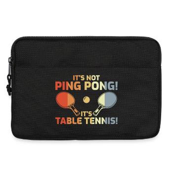 It's Not Ping Pong - Laptop bag 13" - black - Front