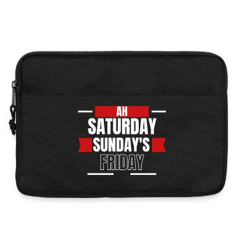 Ah Weekend Days Mashup Tee - Laptoptasche 13" - Schwarz - Vorne