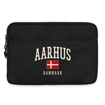 Aarhus Danmark Flag - Laptoptasche 13" - Schwarz - Vorne