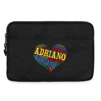 Adriano Herz T-Shirt Word Cloud T-Shirt - Laptoptasche 13" - Schwarz - Vorne