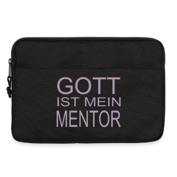 Gott ist mein Mentor - Laptoptasche 13" - Schwarz - Vorne