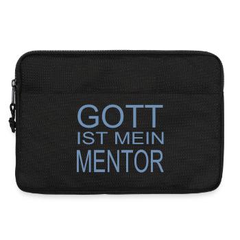 Gott ist mein Mentor - Laptoptasche 13" - Schwarz - Vorne